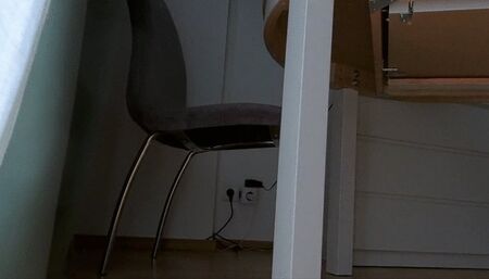 Farts under the table while working - Gassy Day