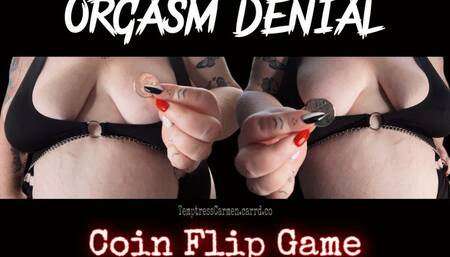 Orgasm Denial Coin Flip Game