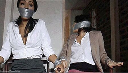 Clover & Courtney in: Bunker-Busting Undercover Cop Duo Lured & Ruthlessly Indisposed Deep Within the Old Combat Range! (Dual Scene) (WMV)