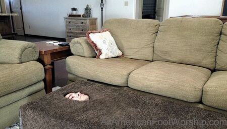 House shoes face in floor part 1