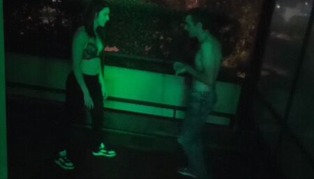 MIXED WRESTLING CHALLENGE IN DARK STYLE