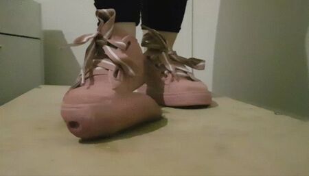 Cock Crush Cum with Puma Suede HD