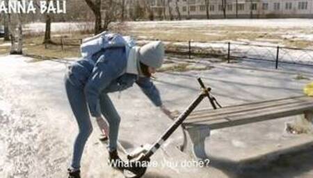 I'm sorry I hit you, it's my first time driving