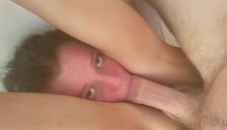 Becky Maverick Sucks Bret Grey's Cock in Contortion Flexible Kinky Gymnast Stripper