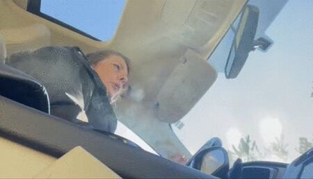 Smoking while driving! November 2022