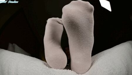 Lexi, new model, big soles!! Sock tease! Part 2 - MOV