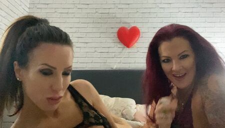 Two Older women give you a virtual Smoking blow job and JOI