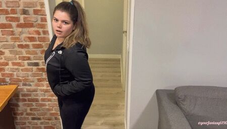 Farting in tracksuit