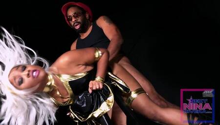 4K Cosplay: Playing with my pussy the fucked hard as storm