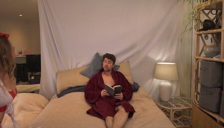 Big booty stepdaughter bounces on stepdaddys cock till it explodes