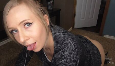 Blowing My Boss- Simulated Blowjob