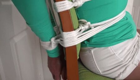 Workout Girl Milf Jeanne Chairtied