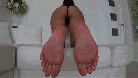 You can cum on my ass or on my soles Aa