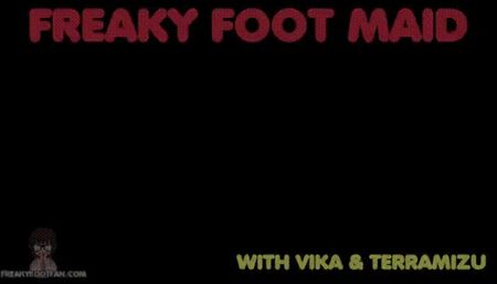Freaky Foot Maid - Vika & TerraMizu - HD 720 MP4