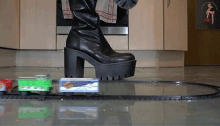 Train under heavy Boots floor view