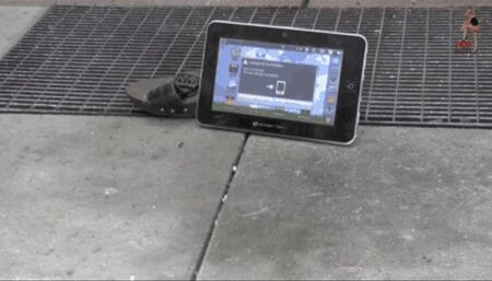 Tablet under heeled Sandals