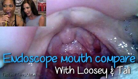 Endoscope Mouth Tour - Loosey Lu & Tali Savage - HD 720 WMV