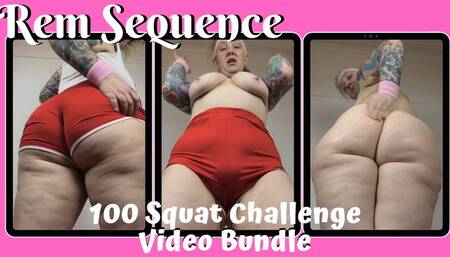 100 Squat Challenge Video Bundle