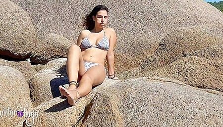 Eating Anus On The Nudist Beach
