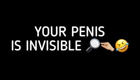 YOUR PENIS IS INVISIBLE