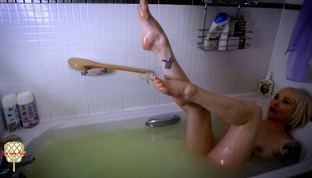 ASMR Oily Bath Tub Tease