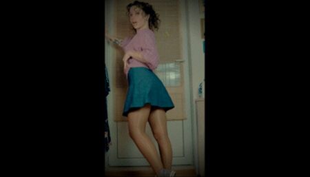 Four glossy pantyhoses