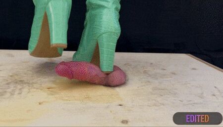 Heels Bootjob in Green Knee Boots (2 POVs) with TamyStarly - Ballbusting, Stomping, CBT, Trampling, Femdom, Shoejob, Crush, Ball Stomping, Foot Fetish Domination, Footjob