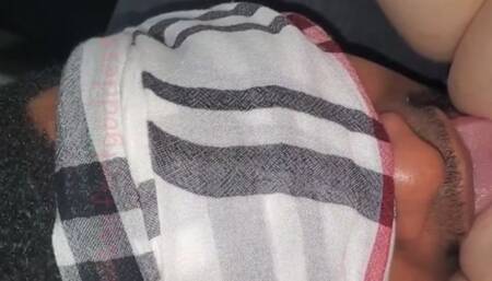 Eating my pussy before bed