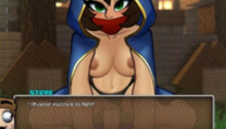 HornyCraft [Minecraft Hentai game Parody] Ep.2 cowgirl fucking the minecraft trader girl