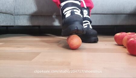 Tasty crushed apple slush