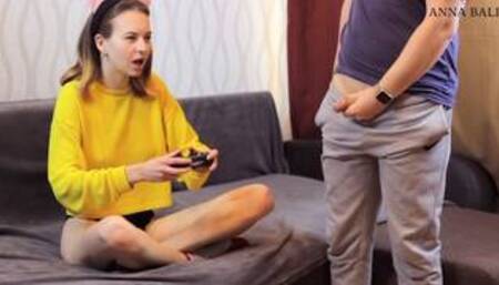 My dick prevented her from playing GTA