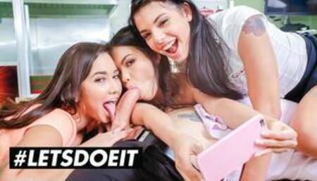 LETSDOEIT - Gina Valentina And Her Bitches In The Hottest Foursome You Will See Full Scene