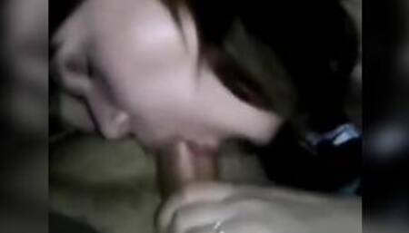 once again sucked a stranger's cock