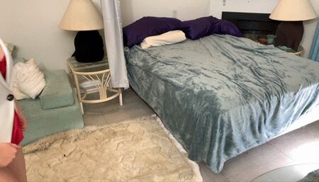 Stepmom gets fucked while stuck under the bed