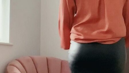 Afterwork Gagged and Clamped