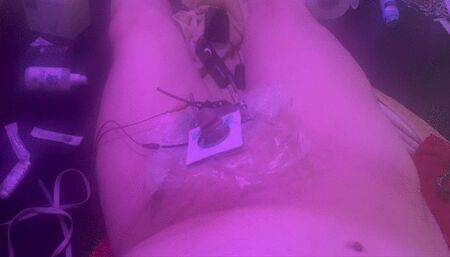 This slave get a nice cbt treatment from the mistress art of work