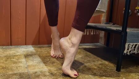 Beautiful tiptoe! 4K