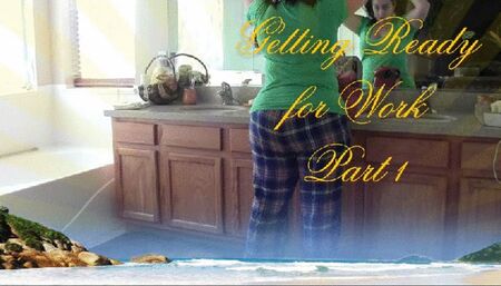 Getting ready for work