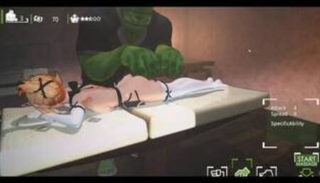 Orc Massage [3D Hentai game] Ep.1 Oiled massage on kinky elf