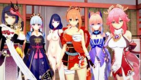 GENSHIN IMPACT FUCKFEST PART 2: INAZUMA (3D Hentai)