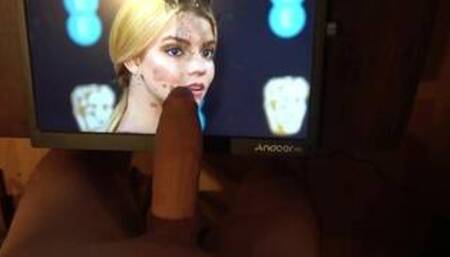 Cumming on Anya Taylor-Joy - Cum Tribute