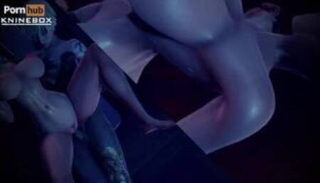 3D同人动漫-18（深夜里的办公室）原创游戏制作人物