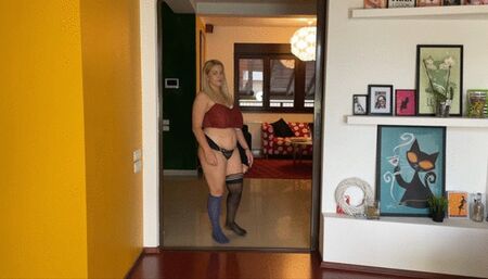 Stockings titty fuck