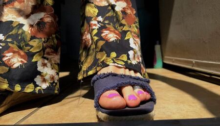 Footstep Footshow and Green Squishy Seal