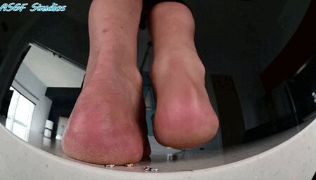 Rani 's big feet crush tinys Part 2  - MOV