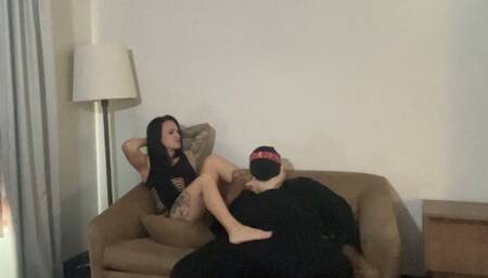 Shredder sends his Foot Solider to Capture April O Neil and her Feet