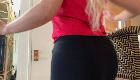 Loving girlfriend fucks the neighbor while boyfriend is away