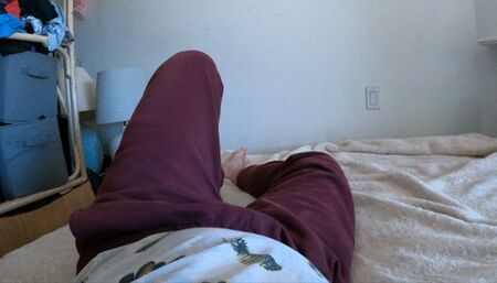 Horny stepmom rides stepson in bed