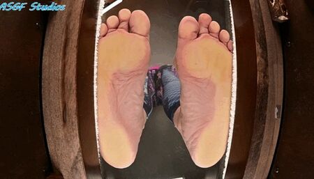 Terra Mizu unaware of the husband below!! - MOV