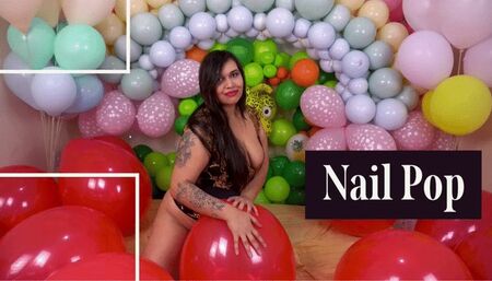 Sexy Nail Pop Big Balloons By Mary - 4K